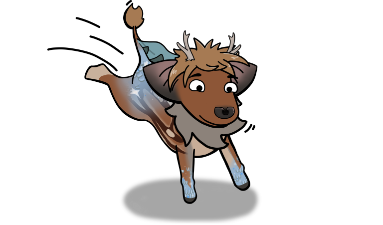 Ich bin das Maskottchen Hias. Mein Name steht für H-eimat i-n A-mberg- S-ulzbach